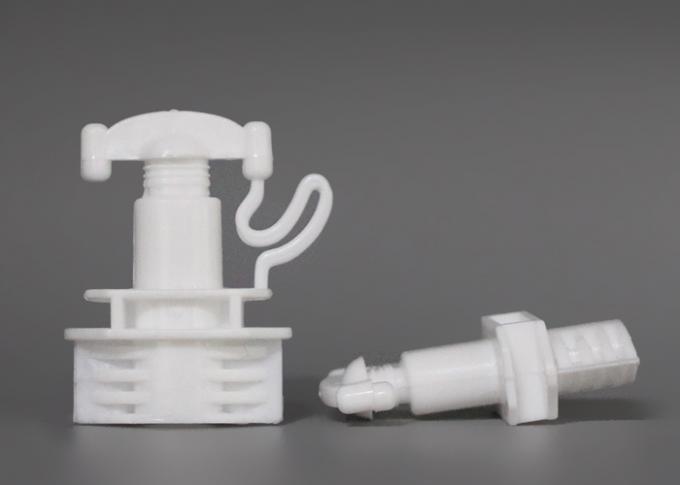 Petite torsion de calibre outre des chapeaux en plastique de bec pour l'étanchéité élevée de poche crème portative