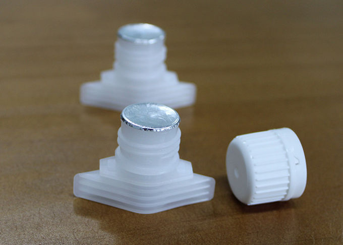 Scellage serré vers le haut des chapeaux en plastique de bec avec la taille de coutume de revêtements et de joints d'aluminium