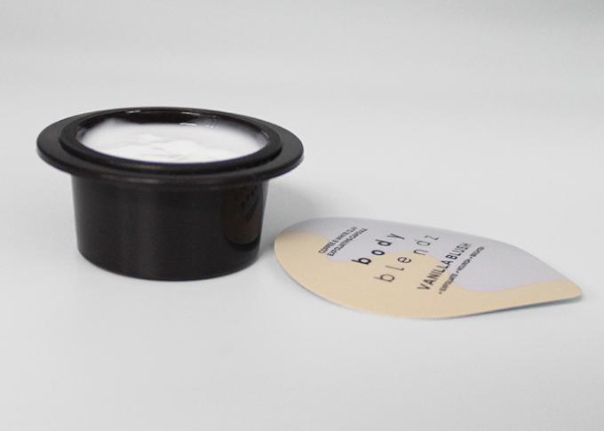 Petits conteneurs de conditionnement en plastique de GV pour le masque d'argile de bulle avec l'enduit de scellement imprimé