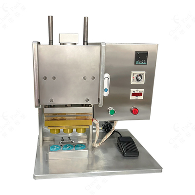 Petite machine de scellage thermique semi-automatique pour sacs et tasses à capsules