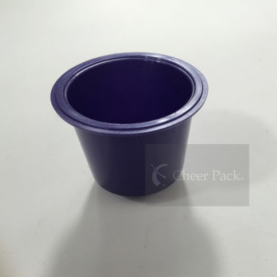 Le café soluble de capacité de pp 8g capsule la couleur de diamètre de 36.65mm adaptée aux besoins du client