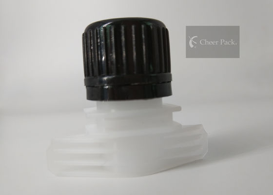Chapeau en plastique de bec de HDPE externe du diamètre 18mm pour l'emballage liquide de Doypack