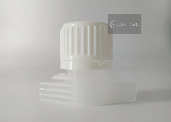 Encouragez le paquet 16 millimètres de couleur blanche de bec de chapeau de matériel en plastique de catégorie comestible