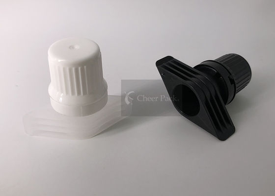 Chapeau matériel de bec de torsion de catégorie comestible pour le sachet en plastique, couleur blanche/noir