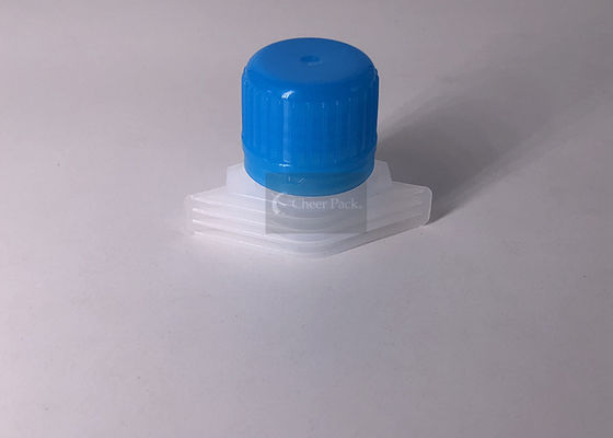 Injection de chapeau de bec de conditionnement souple modelant le matériel bleu de PE de couleur