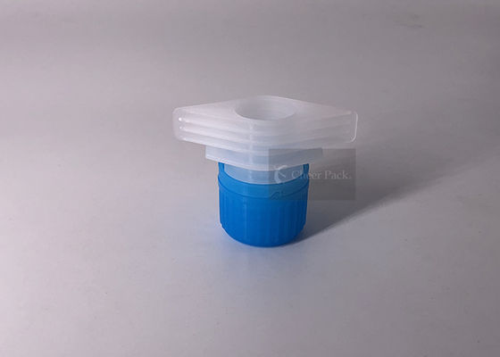 Injection de chapeau de bec de conditionnement souple modelant le matériel bleu de PE de couleur