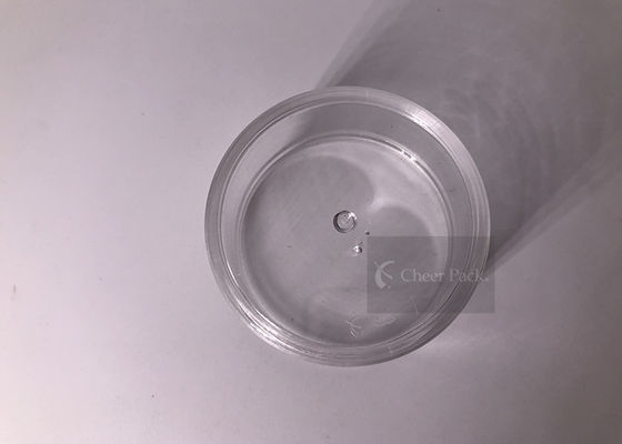 Pp/petites tasses de thé transparentes acryliques de récipients en plastique 20g 30g 50g