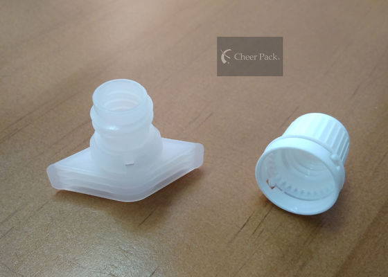 La poche en plastique d'aliment pour bébé couvre le matériel de PE de chapeau de bec d'aspiration taille intérieure de 9,6 millimètres