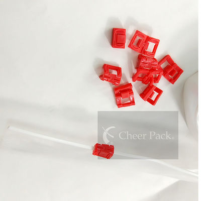 5 couleur rouge de tirette zip-lock du kilogramme pp pour le sachet en plastique, serrure de tirette de sac