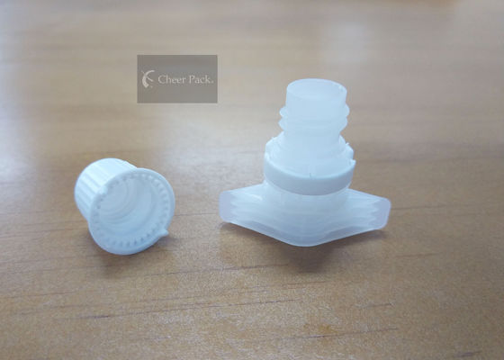 le blanc de diamètre de 9.6mm versent des chapeaux de bec pour l'emballage de poche de bébé