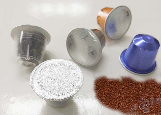 Peu de capsules de cosse de thé/café du plastique pp avec la norme alimentaire de couvercle d'aluminium