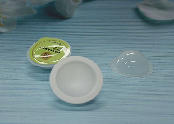 Petits récipients en plastique clairs ronds pour le massage emballant la taille de 20mm