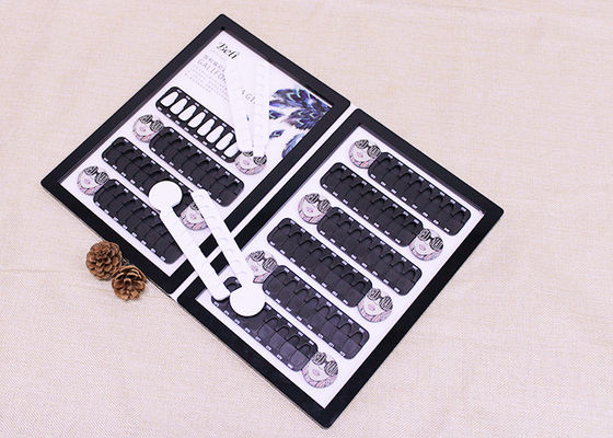 Accessoire de panneau d'affichage de carte de couleur d'ongles de manucure de mosaïque pour le livre acrylique d'affichage de polonais de gel d'ongle