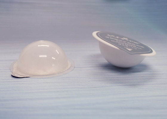 Petites cosses en plastique de conteneur pour le fluide de nettoyage de massage facial dans la forme inférieure ronde