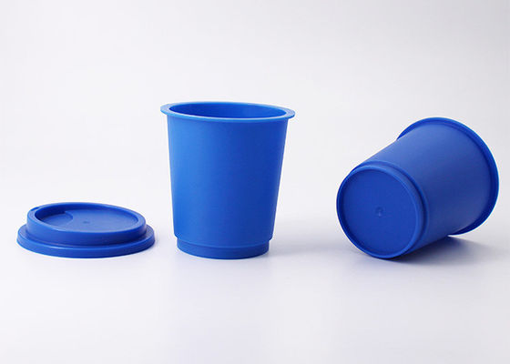 capsules bleues de cosse de café de la capacité 30g avec le revêtement et le couvercle de joint en aluminium