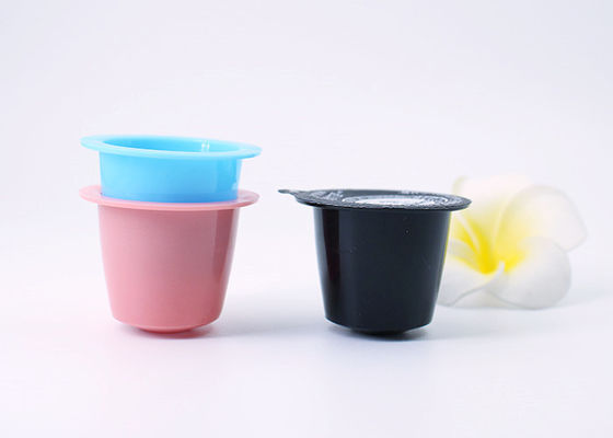 Cosse réutilisable en plastique vide colorée de capsules du café 7ml