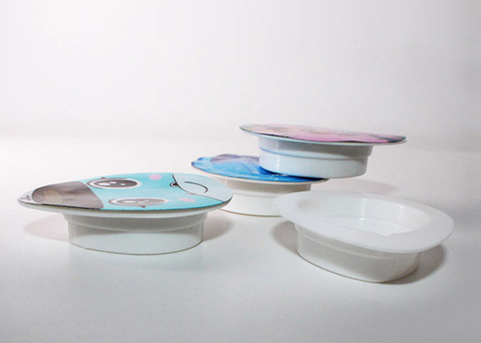 Diamètre rigide dur de tasse de conditionnement en plastique d'espace libre de moule de pétale de capsule 50 * 41mm