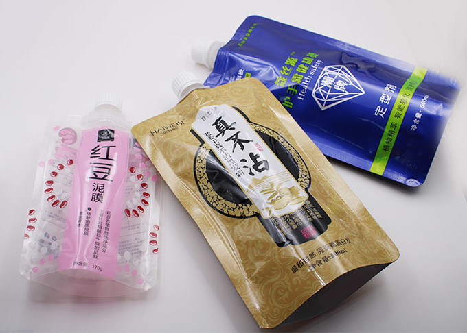 Le bec liquide de bec de paquet en plastique clair de Doy met en sac l'ANIMAL FAMILIER/VMPET/OEM de PE imprimé