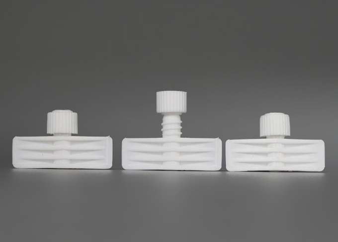 Chapeau blanc de bec de torsion de plastique polyéthylène pour le paquet flexible de Comestic