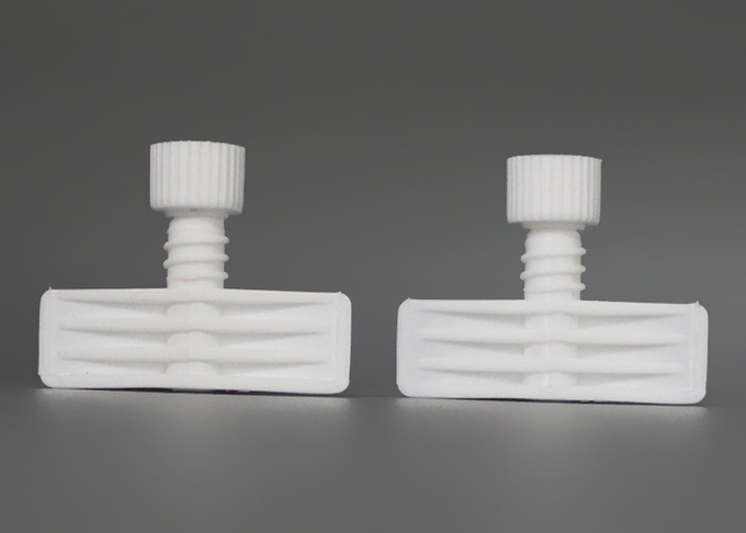 Chapeau blanc de bec de torsion de plastique polyéthylène pour le paquet flexible de Comestic