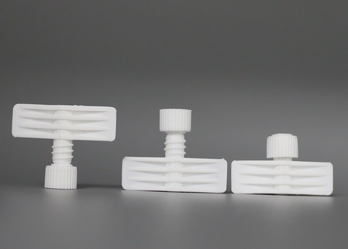 Chapeau blanc de bec de torsion de plastique polyéthylène pour le paquet flexible de Comestic