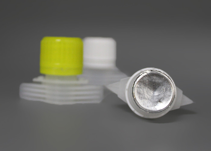 Le HDPE se renversent des chapeaux de bec avec la couverture de poche de garniture/aliment pour bébé de cachetage de papier d'aluminium