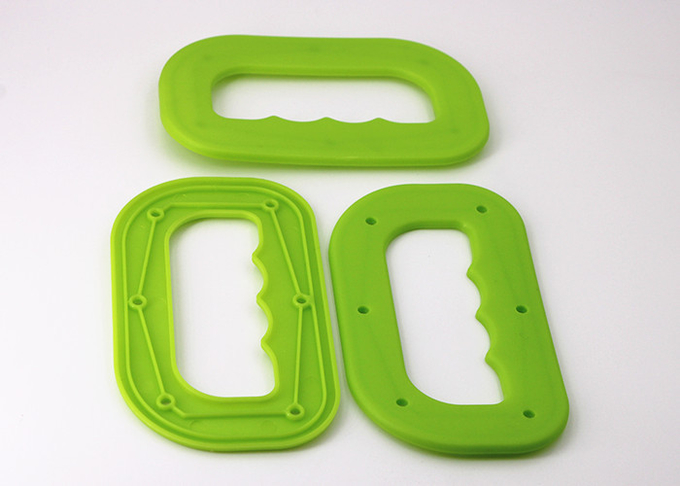 Type instantané bleu/vert/jaune poignées dures de sachet en plastique avec 6 trous de serrure