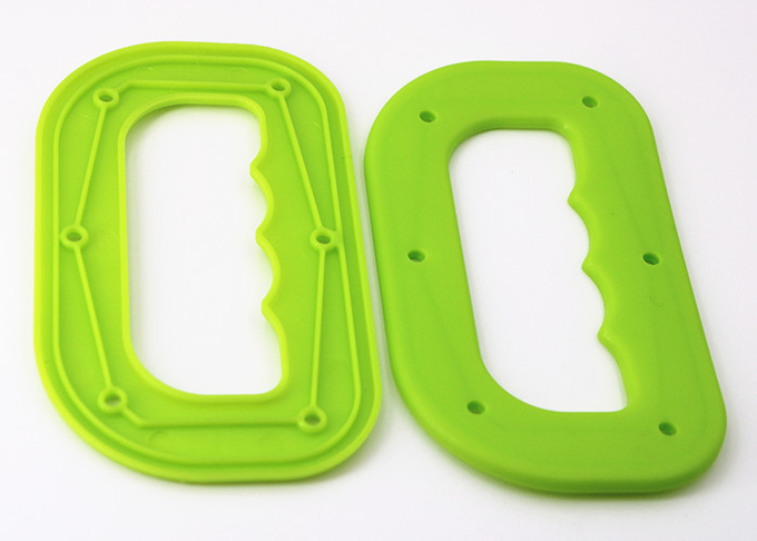 Type instantané bleu/vert/jaune poignées dures de sachet en plastique avec 6 trous de serrure