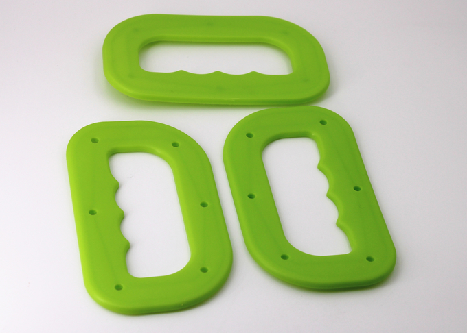 Type instantané bleu/vert/jaune poignées dures de sachet en plastique avec 6 trous de serrure