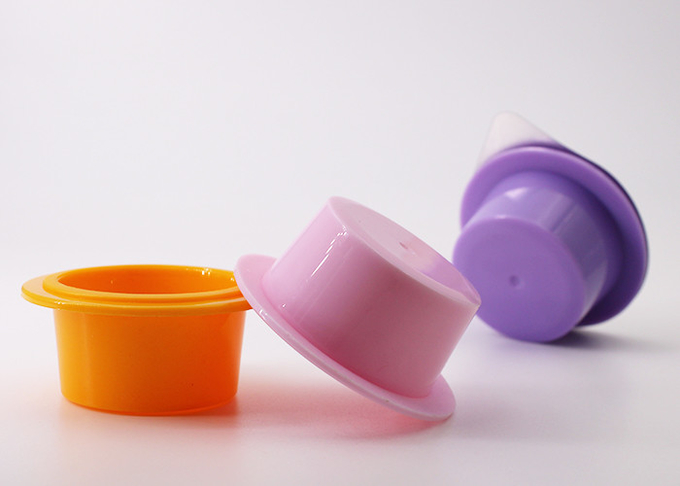 petits récipients en plastique 10g ronds jetables pour l'emballage en soie de masque d'Aqua