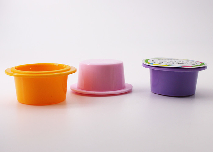 petits récipients en plastique 10g ronds jetables pour l'emballage en soie de masque d'Aqua