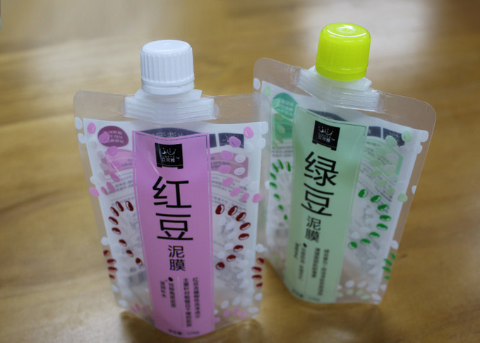 Poche transparente de bec d'impression de preuve faite sur commande de fuite empaquetant 50ml - 5000ml