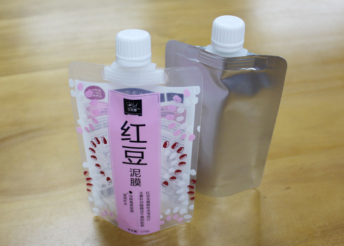 Poche transparente de bec d'impression de preuve faite sur commande de fuite empaquetant 50ml - 5000ml