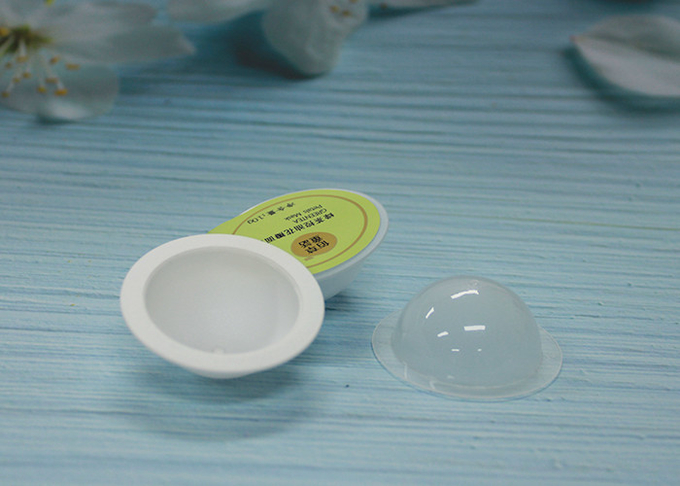 Petits récipients en plastique clairs ronds pour le massage emballant la taille de 20mm