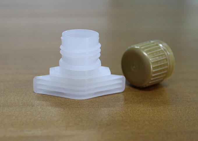 Chapeaux en plastique colorés de bec avec le bec pour le sac de gousset de côté d'aliment pour bébé/couverture de bec
