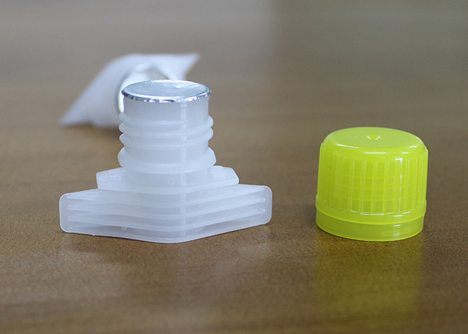 Scellage serré vers le haut des chapeaux en plastique de bec avec la taille de coutume de revêtements et de joints d'aluminium