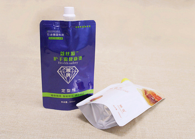 Les sacs liquides de bec de catégorie comestible, barrière élevée tiennent la poche Doypack avec le bec pour l'emballage de ketchup