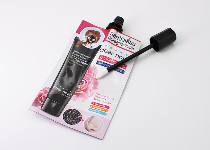 Shinny ou les sacs cosmétiques mats de bec avec le bâton de brosse de gelée de fard à joues de lèvre
