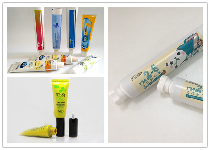 Chapeau adapté aux besoins du client inclus par tête de tube stratifié par crème pharmaceutique du diamètre 28mm