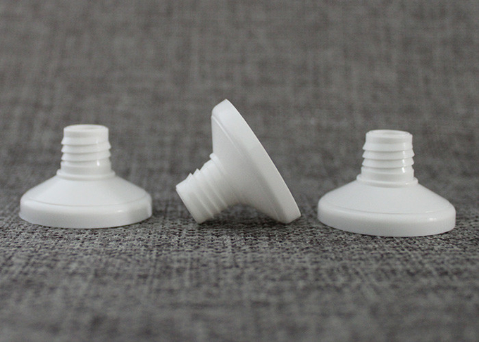Tête en plastique blanche de tube dans la catégorie comestible de PE pour la conception personnalisée par tube stratifiée par nourriture