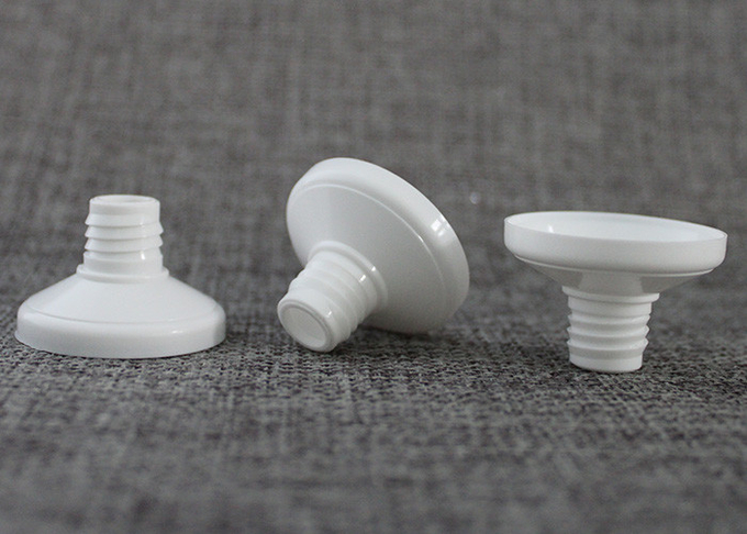Tête en plastique blanche de tube dans la catégorie comestible de PE pour la conception personnalisée par tube stratifiée par nourriture