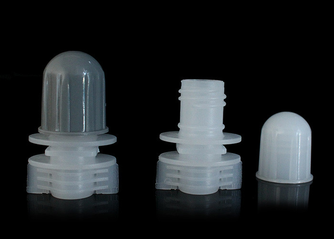 Le type particulier bec en plastique ovale couvre 12mm pour la poche de pâte de beauté de cheveux