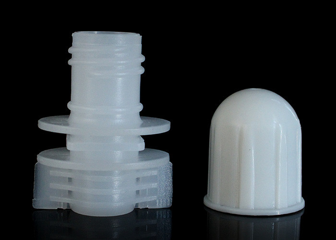 Le type particulier bec en plastique ovale couvre 12mm pour la poche de pâte de beauté de cheveux
