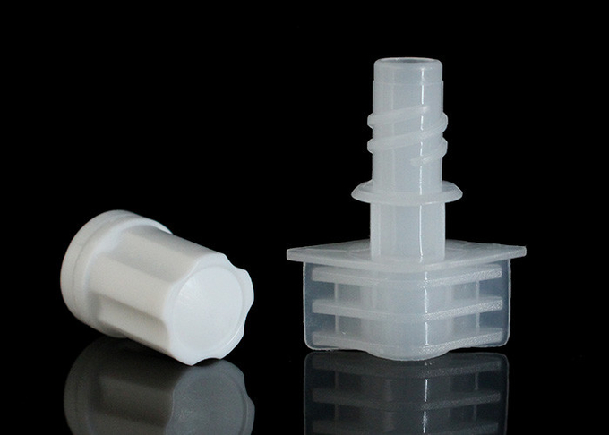 les chapeaux en plastique de bec de couleur bleue de calibre de 5mm pour les soins de la peau Doypack/poche d'aliment pour bébé complète