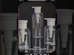 Bouteille de shampooing liquide pour lavage des mains en plastique sur mesure