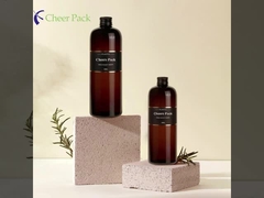 Vente en gros 300 500 1000 ml Bouteille de pompe à lotion pour le lavage corporel liquide 16 oz Shampooing en plastique blanc clair pour animaux de compagnie