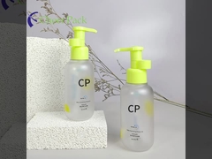 Bouteille de shampooing à fond rond Emballage Presse Bouteille d'huile de bain Bouteille de gel de douche et de lavage en plastique