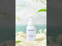 Vente en gros de 200 ml 300 ml 400 ml 500 ml de produit cosmétique de nettoyage par mousse en PET