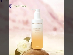 Faible MOQ 250 ml Bouteille de shampooing de bain coloré en PET de mode avec pompe imperméable Dispenser pour coiffure