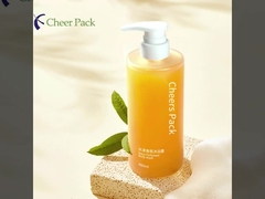 La mode de luxe 400 ml Bouteille PET ovale personnalisée Emballage pour l' huile de démaquillage